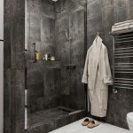 Dark Tile Wet Room